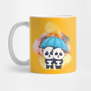 Romantic Cute Panda  - Adorable Panda - Kawaii Panda Mug